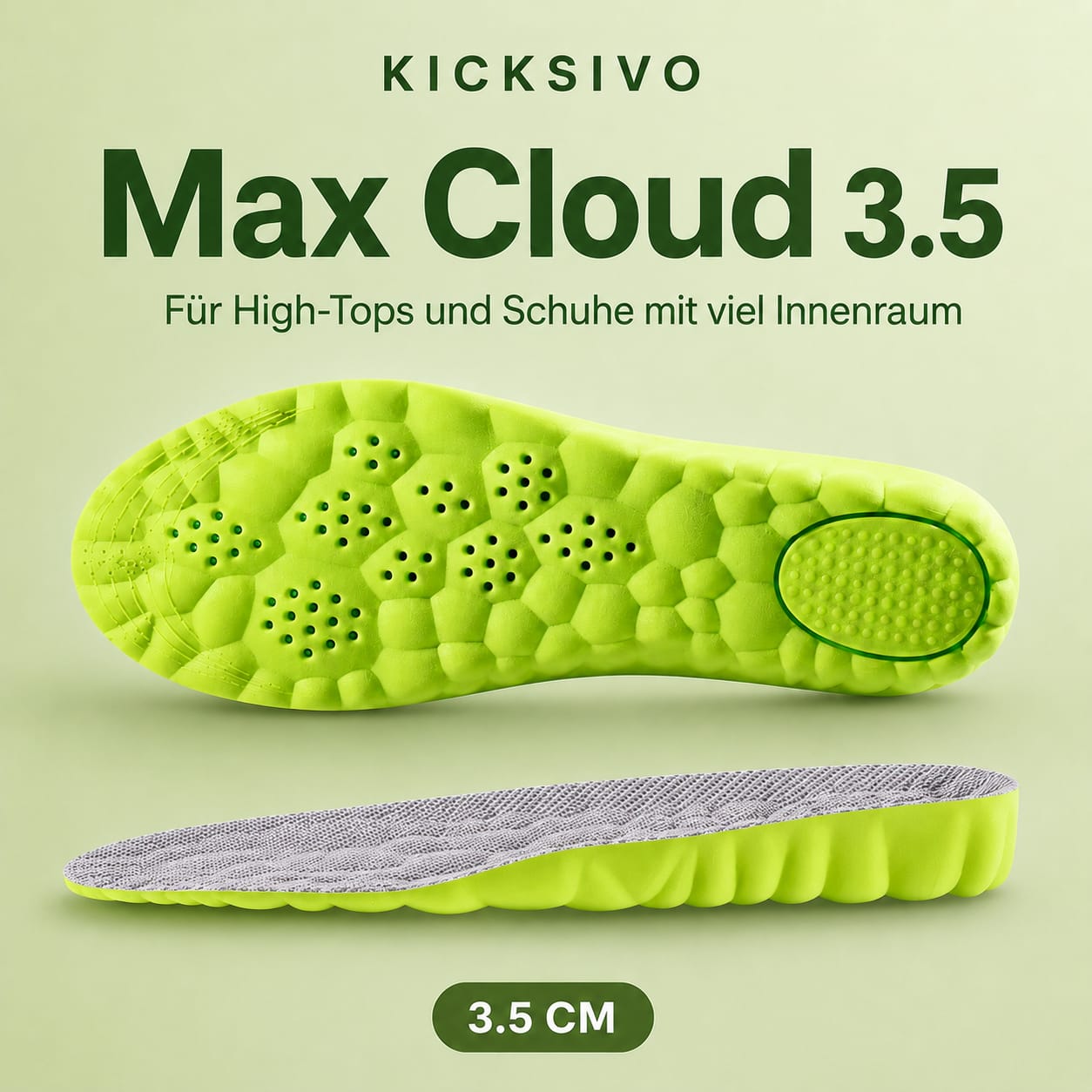 Kicksivo CloudStep – Comfort Insoles