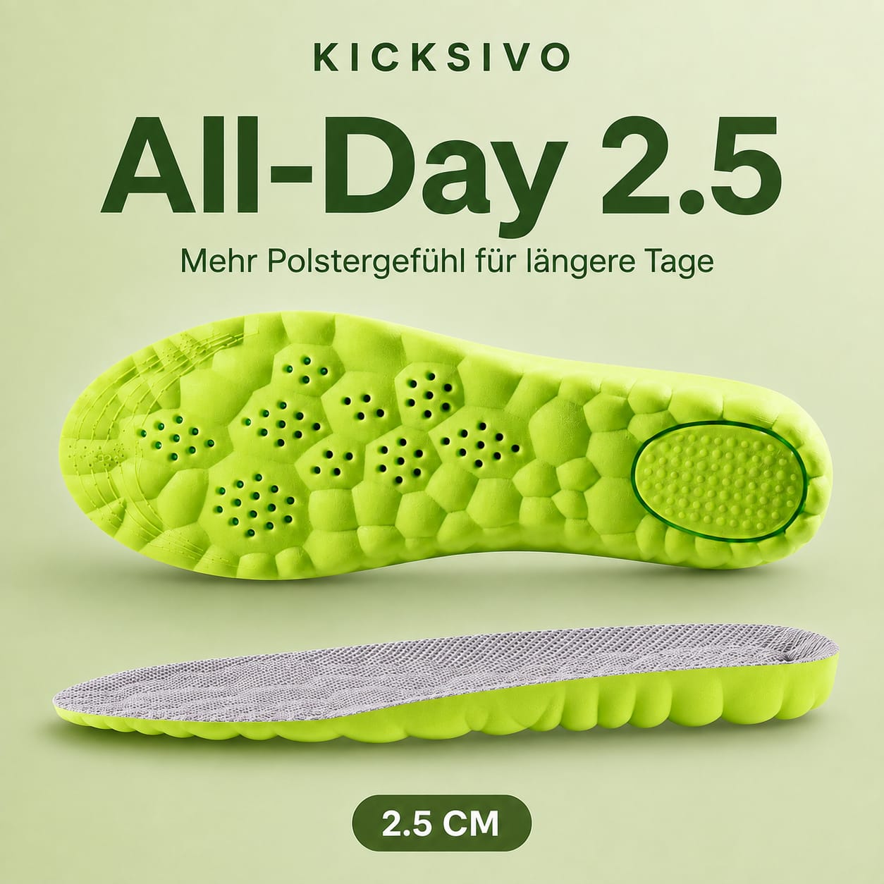 Kicksivo CloudStep – Comfort Insoles